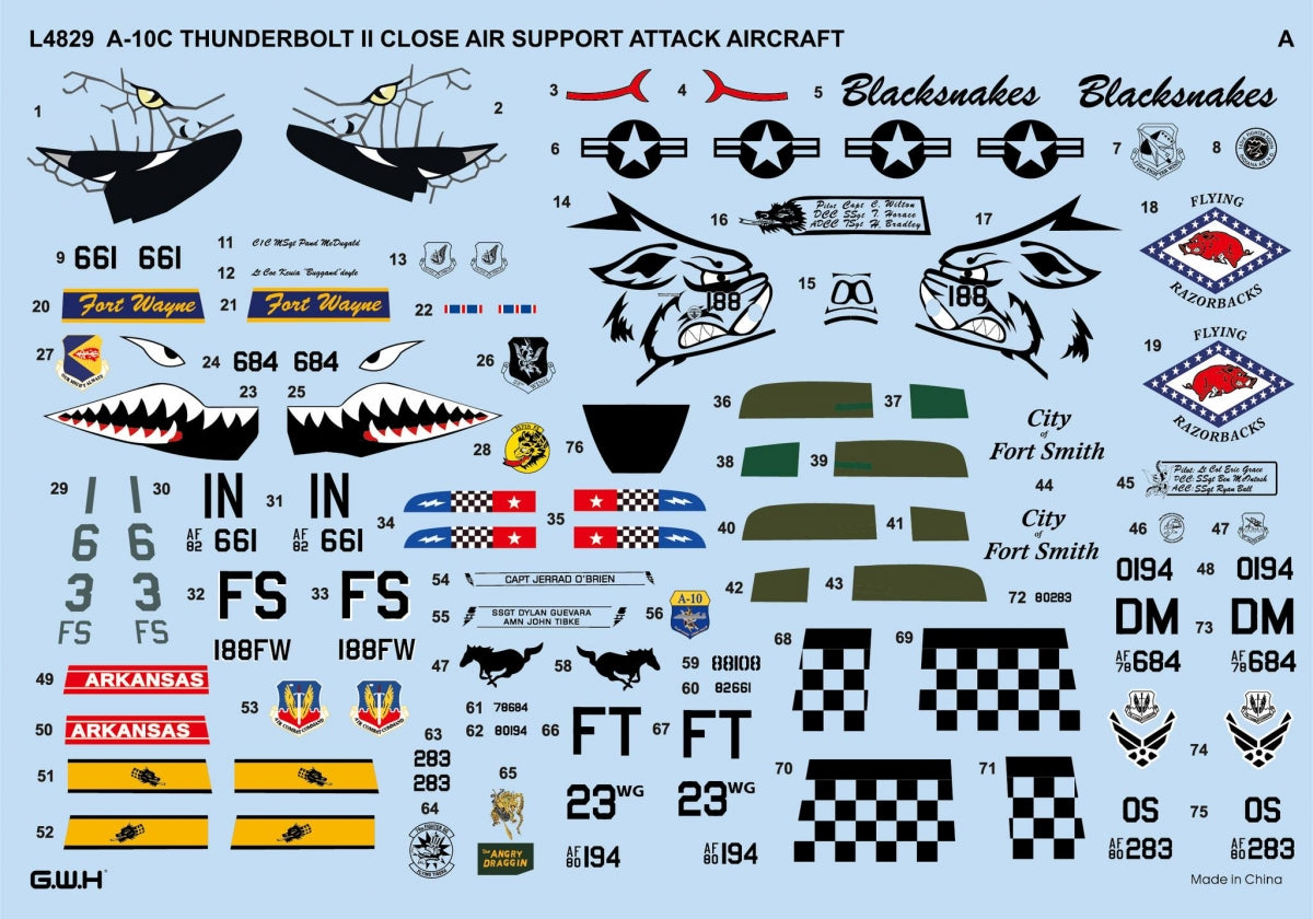 Great Wall Hobby L4829 A-10C THUNDERBOLT II 1/48 – Bild 8