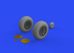 Eduard 632160 P-40E wheels TRUMPETER 1/32 – zdjęcie 2