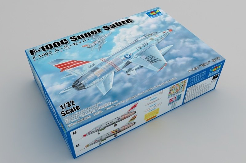 Trumpeter 03221 F-100C Super Sabre 1/32 – imagen 2
