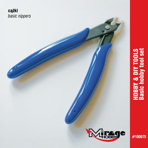 Mirage 100075 Hobby &amp; DIY Basic Tool Set (pliers, tweezers, knife, files, box)