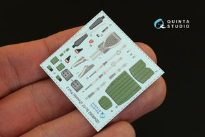 Quinta Studio QD48082 Su-57 3D-Printed &amp;amp; coloured Interior on decal paper (for Zvezda kit) 1/48 – Bild 2