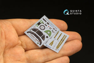 Quinta Studio QD48312 Gloster Gladiator MKII 3D-Printed &amp;amp; coloured Interior on decal paper (Roden) 1/48 – Bild 5
