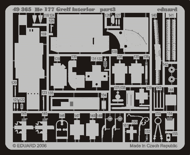 Eduard 49365 He 177 Greif interior 1/48 CMK / MPM – Bild 2