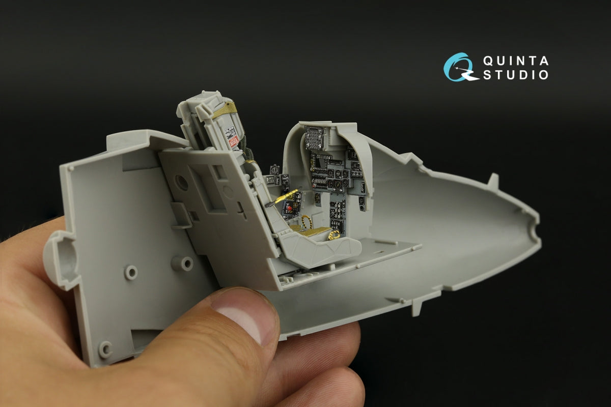 Quinta Studio QD32193 AV-8B Harrier II early 3D-Printed &amp;amp; coloured Interior on decal paper (Trumpeter) 1/32 – immagine 11