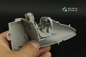 Quinta Studio QD32193 AV-8B Harrier II early 3D-Printed &amp;amp; coloured Interior on decal paper (Trumpeter) 1/32 – immagine 11