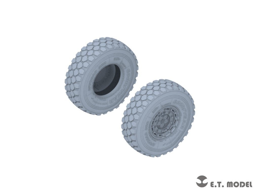 E.T. Model P35-131 KAMAZ-43509 Truck Sagged wheels &amp;amp; Spare Wheels for Zvezda kit 1/35 – zdjęcie 3