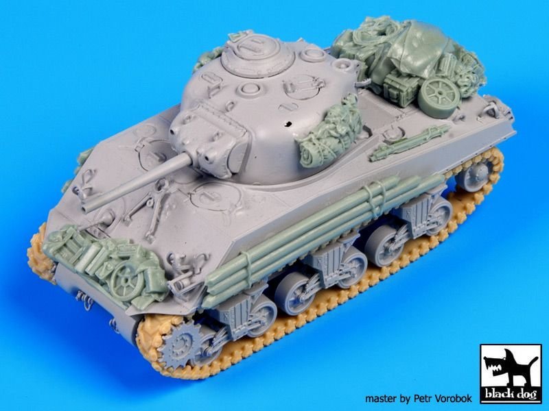 Black Dog T72048 Sherman accessories set for Dragon 1/72 – imagen 3