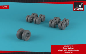 Armory Models AW72419 AVRO Vulcan wheels w/ weighted tires 1/72 – Bild 2