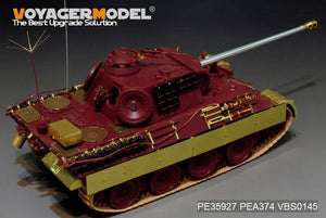 Maquette Voyager PE35927 Panther A allemand de la Seconde Guerre mondiale, version tardive, pour MENG TS-035, échelle 1/35  – image 7