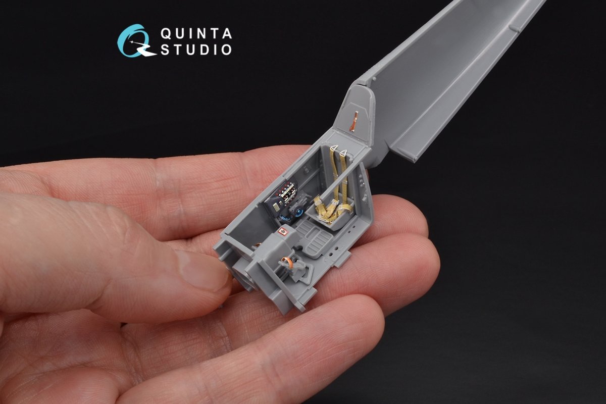 Quinta Studio QD48104 Bf 109G-6 3D-Printed &amp;amp; coloured Interior on decal paper (for Zvezda kit) 1/48 – Bild 10