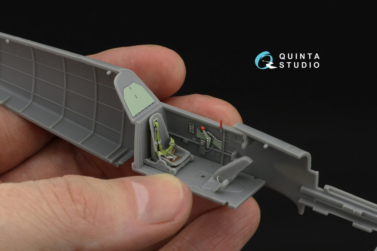Quinta Studio QD48532 Bf 109E-3/4 3D-Printed &amp;amp; coloured Interior on decal paper (HobbyBoss) 1/48 – Bild 8
