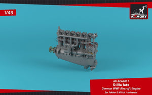 Armory Models ACA4817 German WWI Aircraft Engine mod. D.IIIa 1/48 – immagine 5