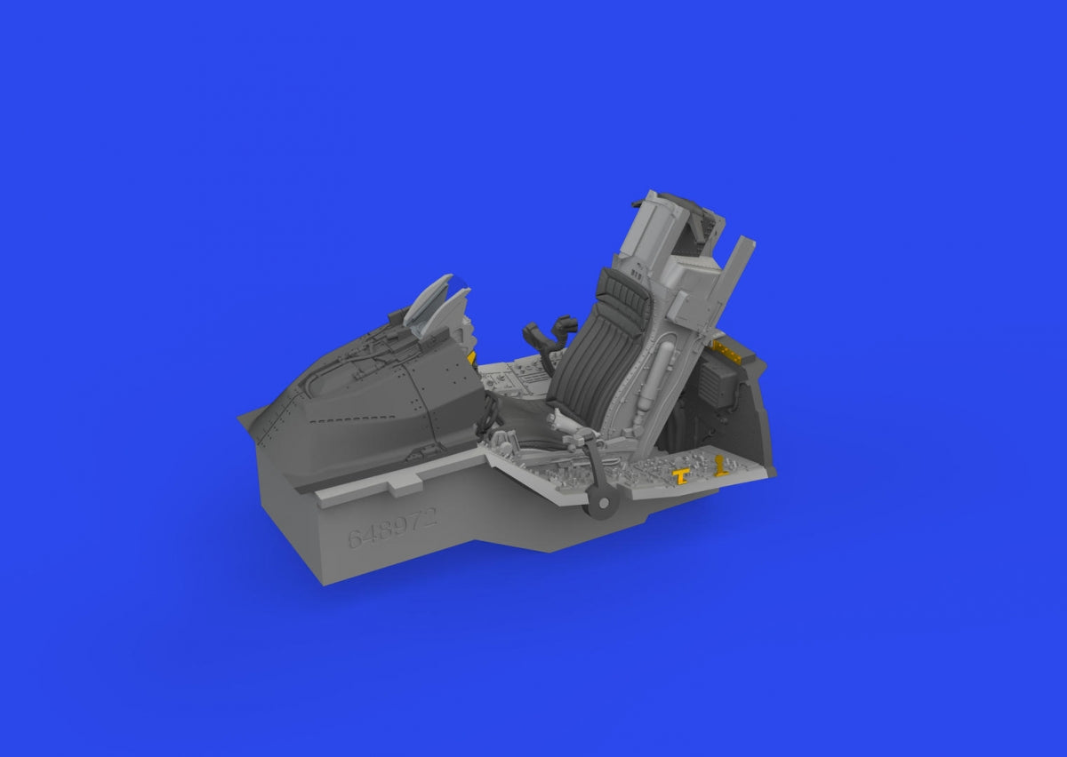 Maquette Eduard 648972 F-16C Block 52 (jusqu&amp;#39;en 1996) - Cockpit - Modèle imprimé Kinetic au 1/48 – image 2