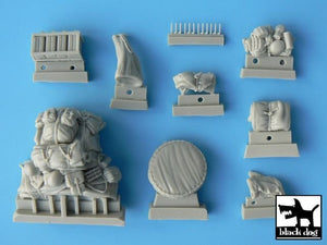 Black Dog T35003 Sd.Kfz. 222 &amp;amp; 223 accessories set for Tamiya kits 1/35 – immagine 6