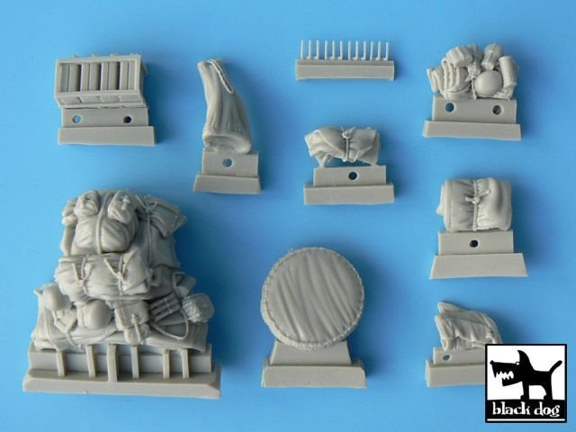 Black Dog T35003 Sd.Kfz. 222 &amp;amp; 223 accessories set for Tamiya kits 1/35 – immagine 6