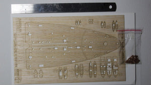 Wood Hunter W35024 Pont en bois Roma italienne pour Trumpeter 1/350  – image 2