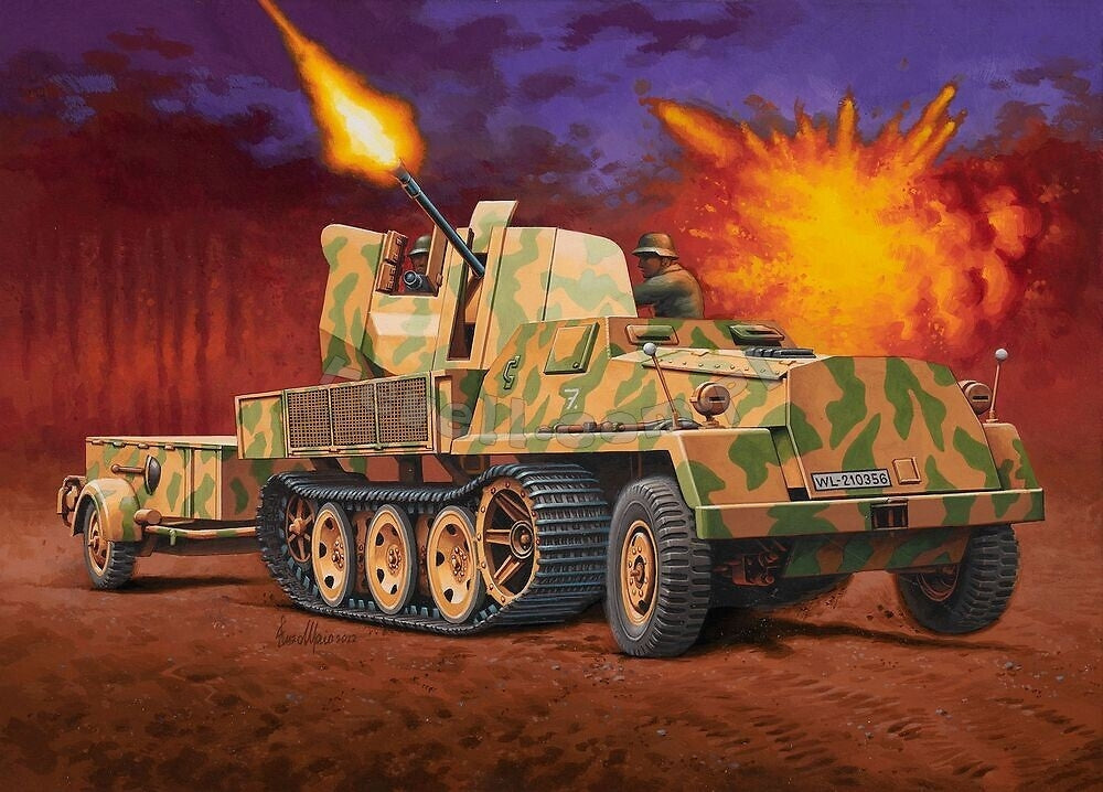 Revell 63293 sWS with Flak 43 and Sd.Ah. 58 Ammo Trailer Model Set 1/72 – Bild 3