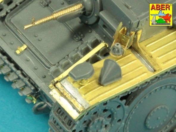 Aber 48041 Pz.Kpfw..38 (t) Ausf. E/F/G Niemiecki czołg Pz.38 (t) cz.2-błotniki / German tank Pz.Kpfw. 38 (t) Ausf.. E/F/G Vol.2-Fenders 1/48 – Bild 8