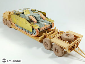 E.T. Model P35-123 WWII German Tank Transporter Sd.Ah.116 Sagged wheels For TAMIYA Kit 1/35 – Bild 7