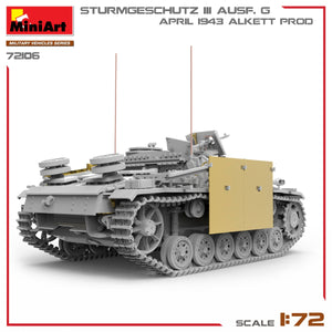 MiniArt 72106 STURMGESCHUTZ III AUSF. G, APRIL 1943 ALKETT PROD. 1/72 – Bild 3