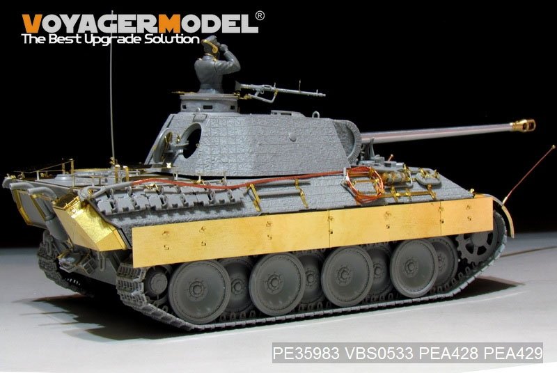 Voyager Model PE35983 WWII German Panther D Tank Late version Basic For TAKOM 2104 1/35 – image 5