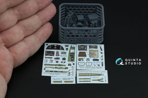 Quinta Studio QD+48556 Bristol Beaufighter TF.Mk.X 3D-Printed &amp;amp; coloured Interior on decal paper (Tamiya) (with 3D-printed resin parts) 1/48 – immagine 3