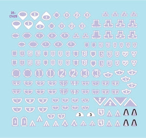 Star Decals 35-C1425 IDF Generic Markings 1. Israeli brigade/unit insignia markings for tanks and AFVs 1/35 – imagen 2