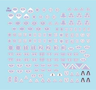 Star Decals 35-C1425 IDF Generic Markings 1. Israeli brigade/unit insignia markings for tanks and AFVs 1/35 – imagen 2