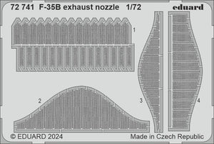 Eduard 72741 F-35B exhaust nozzle TAMIYA 1/72