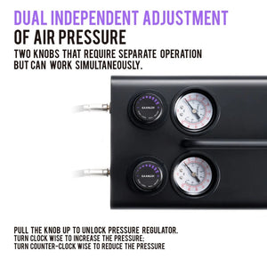 Gaahleri 42878 Dual Drive Series Airbrush Kit Compressor GT-918 (EU)