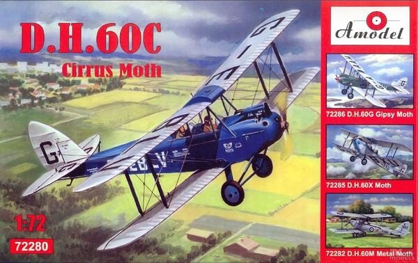 A-Model 72280 D.H.60C Cirrus Moth 1/72