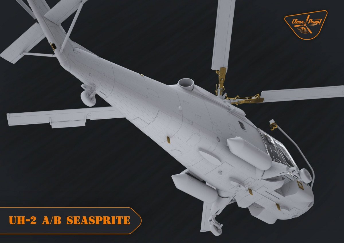 Clear Prop! CP72002 UH-2 A/B Seasprite ADVANCED KIT 1/72 – image 8