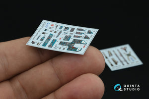 Quinta Studio QD48457 MiG-23ML/MiG-23MLD 3D-Printed &amp; coloured Interior on decal paper (Trumpeter) 1/48