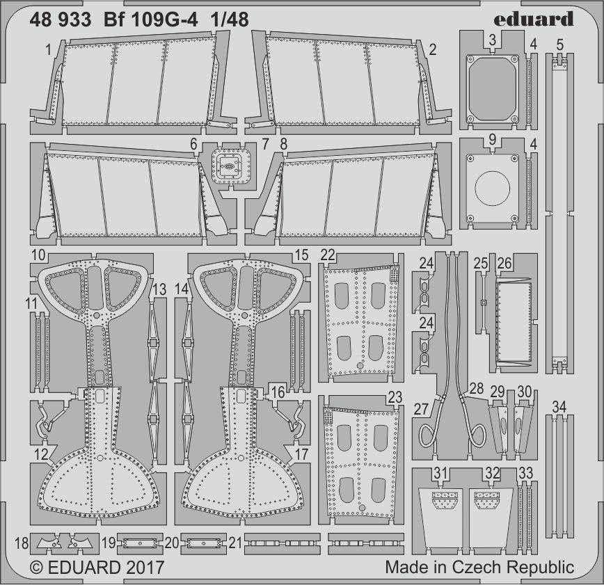 Eduard 48933 Bf 109G-4 EDUARD 1/48