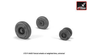 Armory Models AW72331 F-14A/B Tomcat early type wheels w/ weighted tires 1/72 – Bild 2