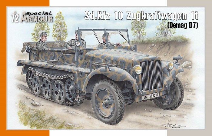 Special Armor 72021 Sd.Kfz 10 Zugkraftwagen 1t 1/72
