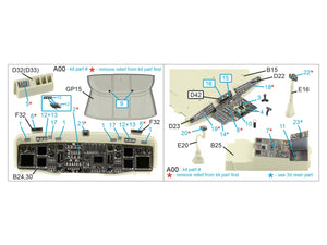 Quinta Studio QDS+35108 MH-60L 3D-Printed &amp;amp; coloured Interior on decal paper (Kitty Hawk) (with 3D-printed resin parts) (small version) 1/35 – Bild 2