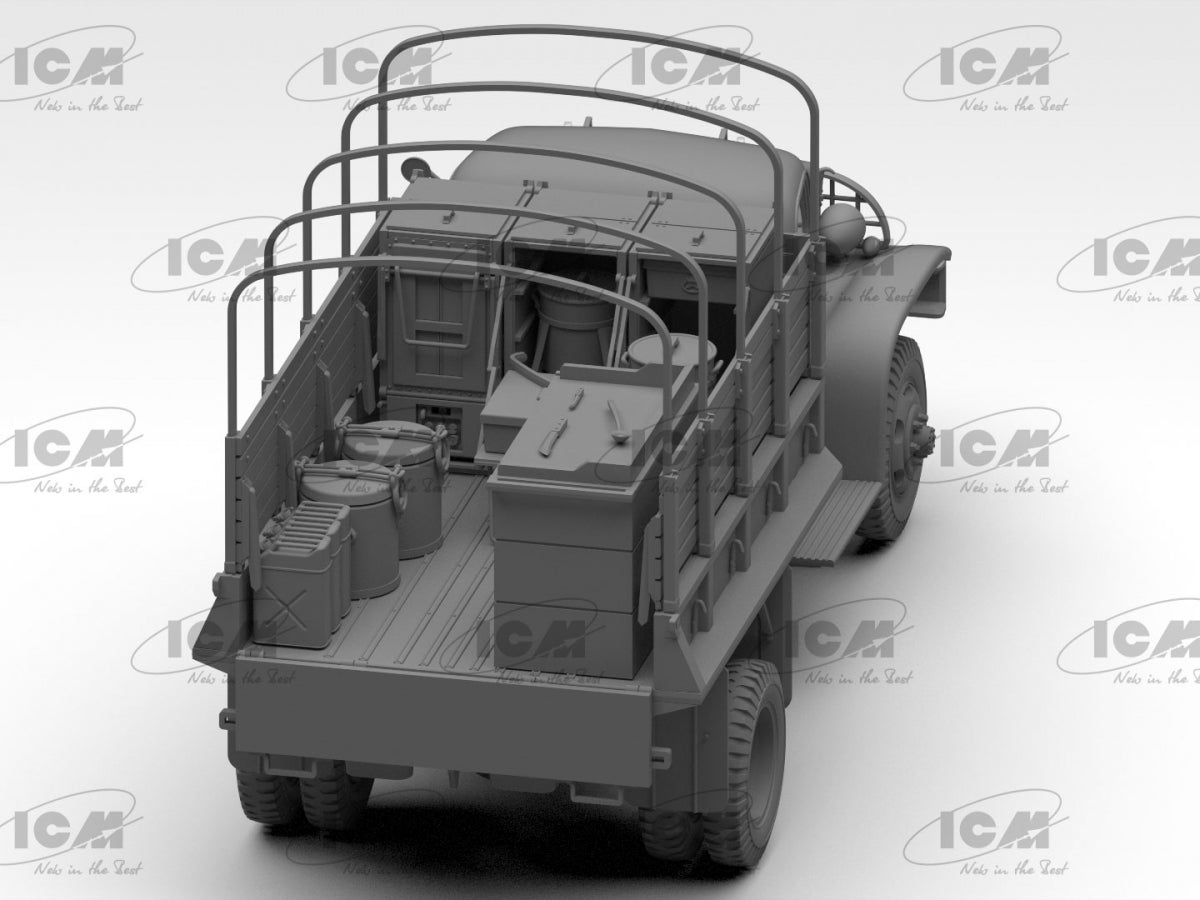 Camion-cuisine de l&amp;#39;armée américaine de la Seconde Guerre mondiale ICM 35587, échelle 1/35 – image 5