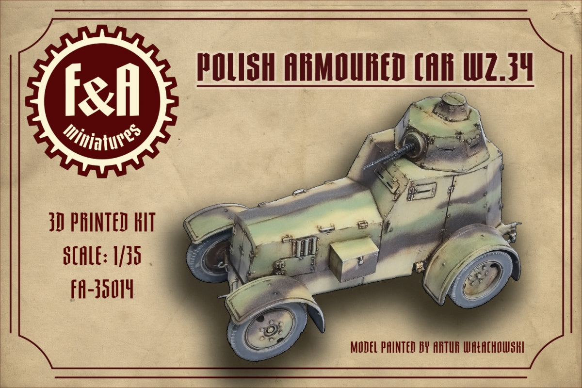 F&amp;amp;A Miniatures FA-35014 WZ.34 Car 1/35