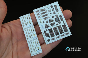 Quinta Studio QD48074 F-14D 3D-Printed &amp;amp; coloured Interior on decal paper (for AMK kit) 1/48 – Bild 2