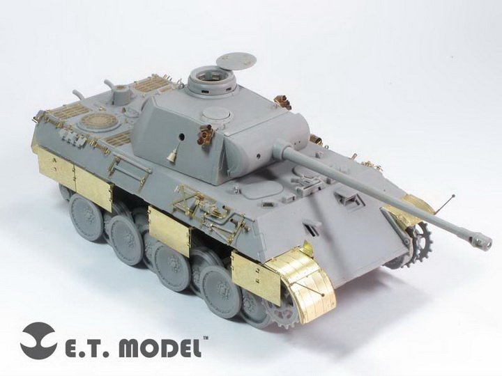 E.T. Model E35-124 WWII German Panther D Basic (For DRAGON Smart Kit) 1/35 – immagine 2