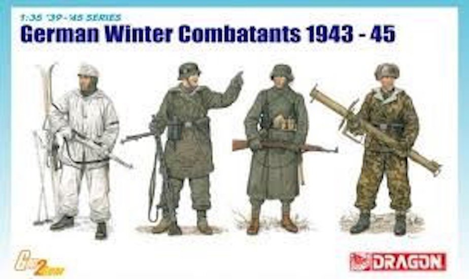 Dragon 6705 Combattants allemands d&amp;#39;hiver 1943-45 (1/35)