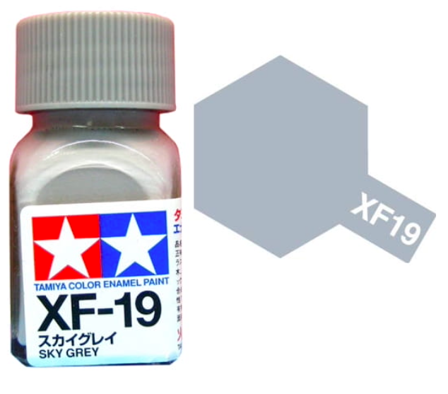 Peinture émail Tamiya XF19 Gris ciel (80319) 