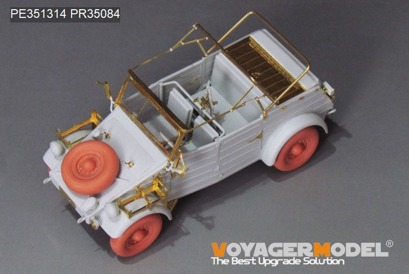Voyager Model PE351314 WWII German Kubelwagen Type 82 Africa Troop Version Upgrade Set For MENG VS-015 1/35 – Bild 3