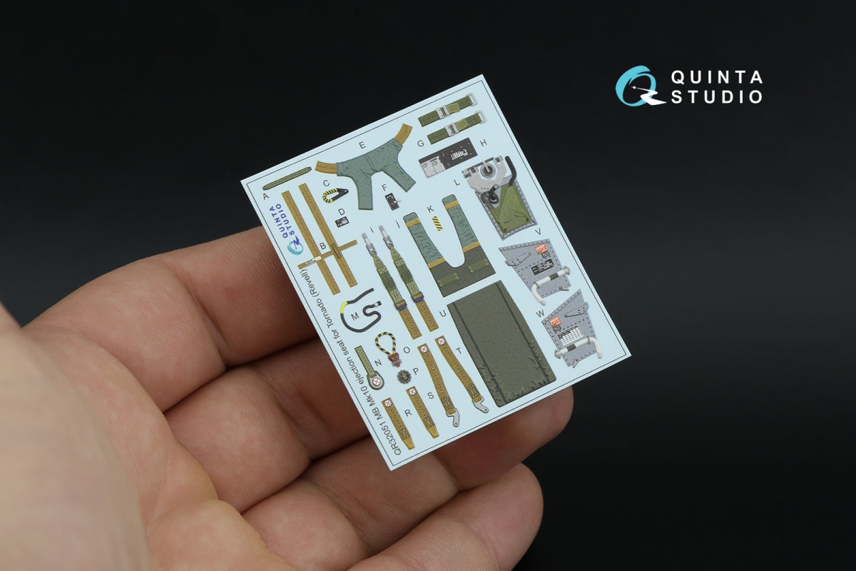 Quinta Studio QD+32263 Tornado GR.1 3D-Printed &amp; coloured Interior on decal paper (Revell) (with 3D-printed resin parts) 1/32