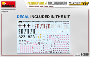 MiniArt 35339 Pz.Kpfw.IV Ausf. J Nibelungenwerk. MID PROD. SEP-NOV 1944 INTERIOR KIT 1/35 – Bild 3