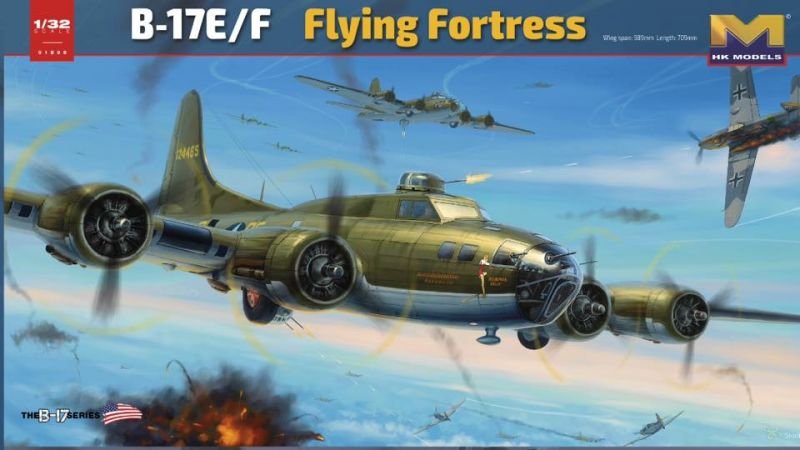 Maquette HK Models 01E05 B-17 E/F Flying Fortress 1/32
