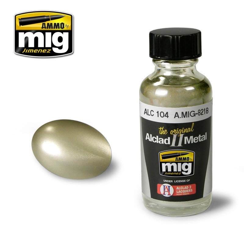 Munitions Mig Jimenez 8218 PALE BURNT METAL ALC104 30 ml 