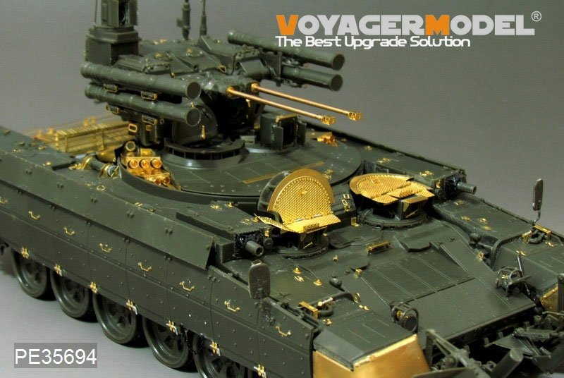 Maquette Voyager PE35694 Véhicule de combat d&amp;#39;appui-feu russe moderne « Terminator » BMPT (canon et lance-fumigènes inclus) (Pour MENG TS-010) 1/35  – image 2