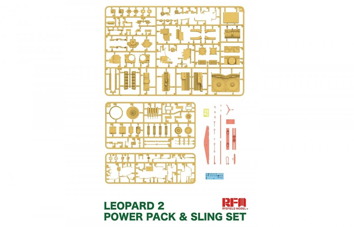 Rye Field Model 2050 Leopard 2 Powerpack &amp;amp; Sling Set 1/35 – zdjęcie 2